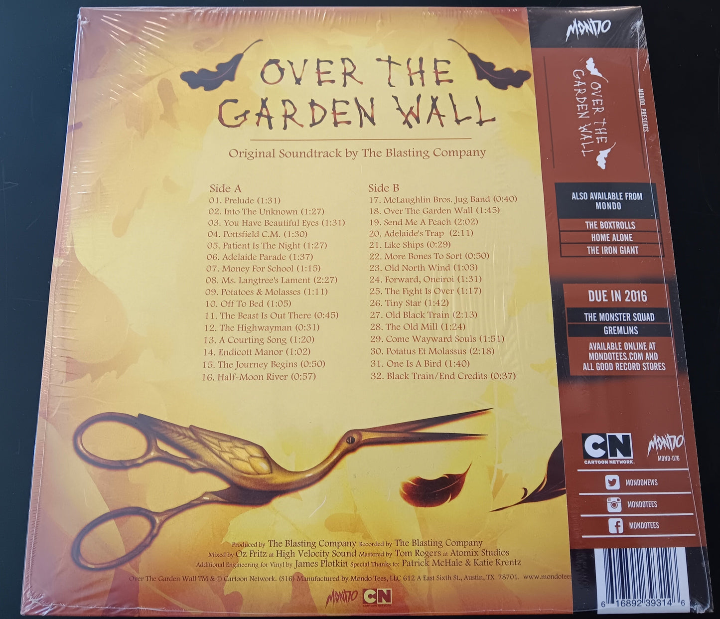 [Used LP] Soundtrack / Over The Garden Wall