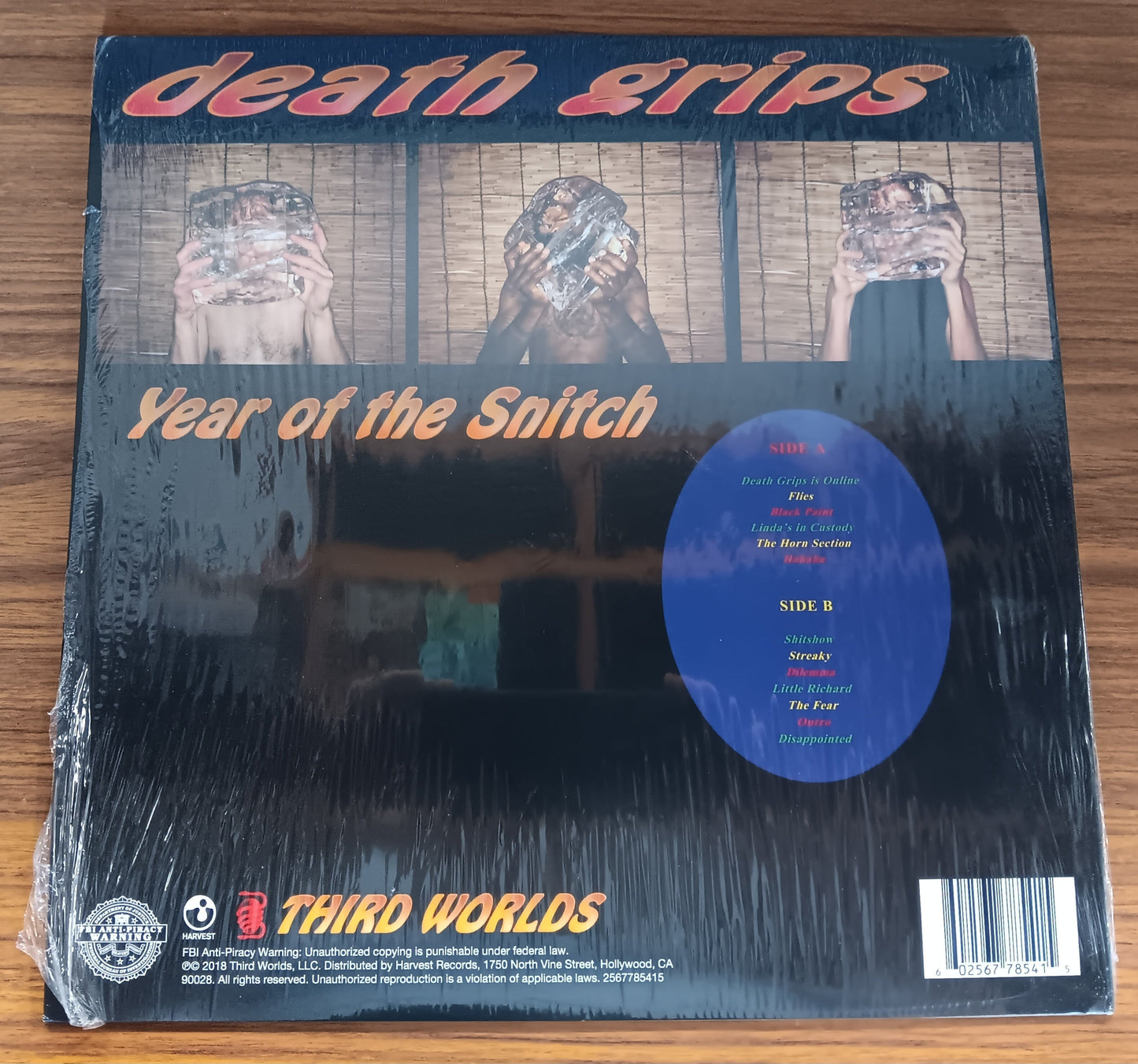 [Used LP] Death Grips / Year Of The Snitch