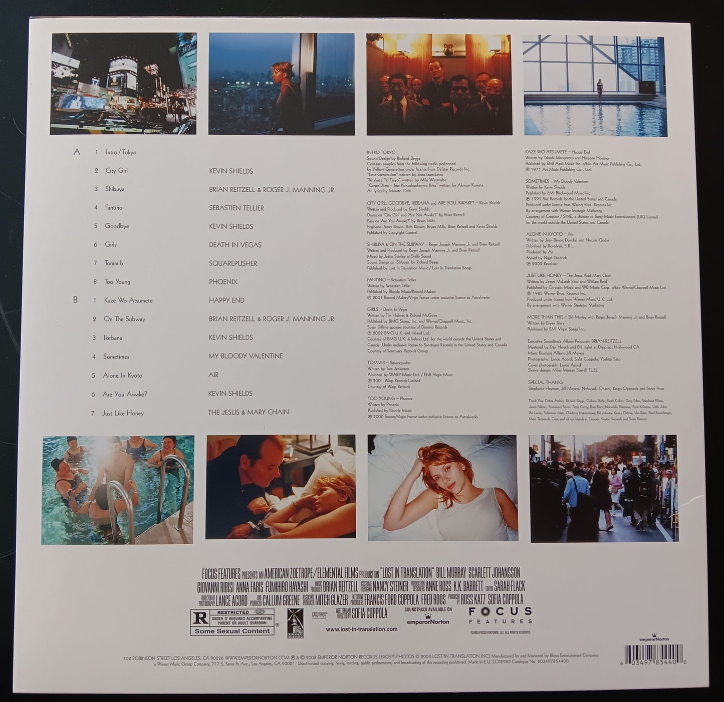 [Used LP] Soundtrack / Lost In Translation [RSD]