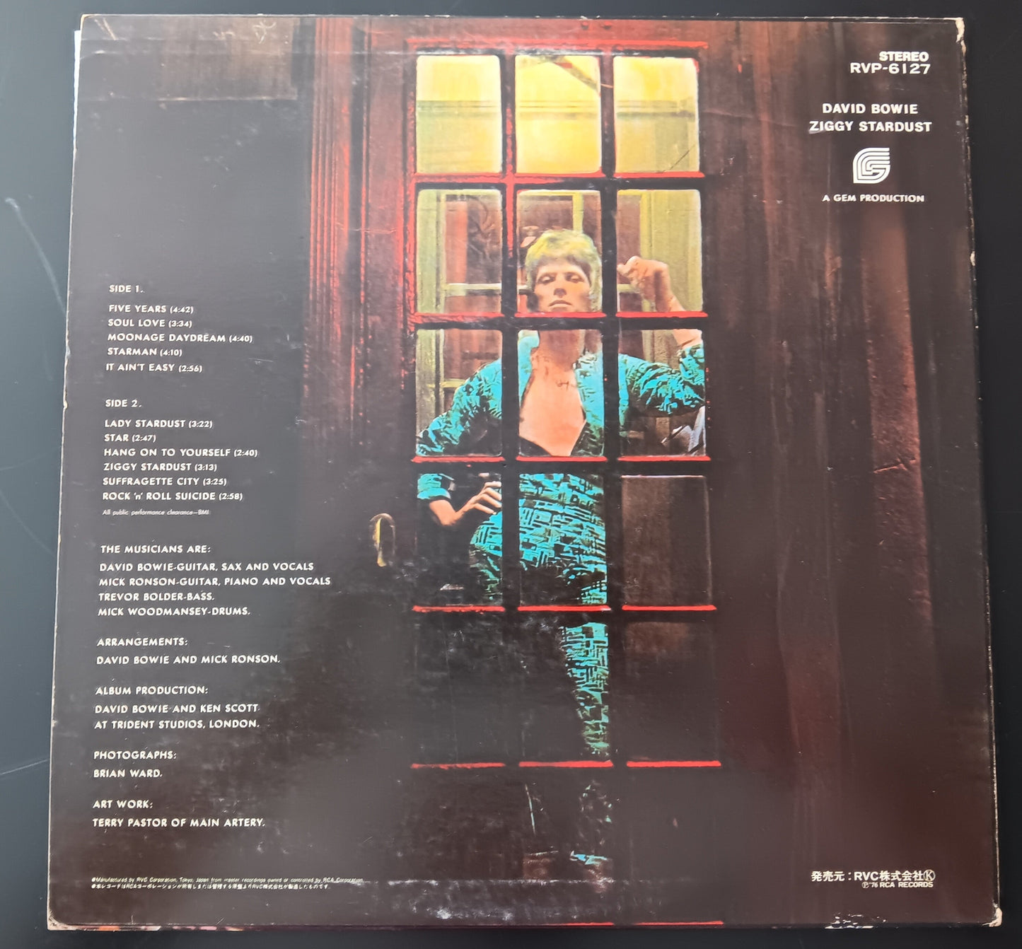 [Used LP] Bowie, David / The Rise And Fall Of Ziggy Stardust And The Spiders From Mars