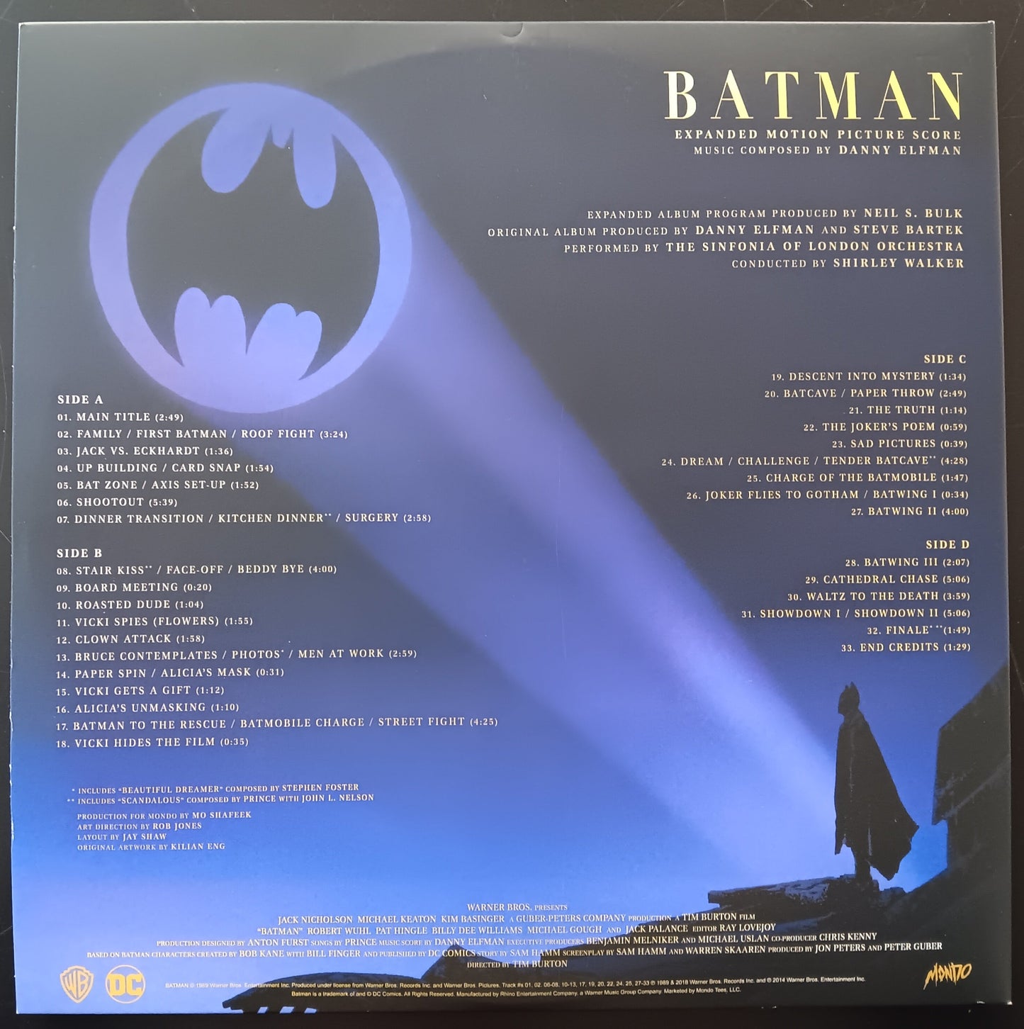 [Used LP] Soundtrack (Danny Elfman) / Batman (1989)