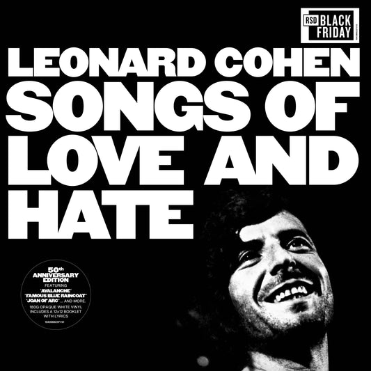 Cohen, Leonard/Songs Of Love And Hate: 50th Anniversary (Opaque White Vinyl) [LP]