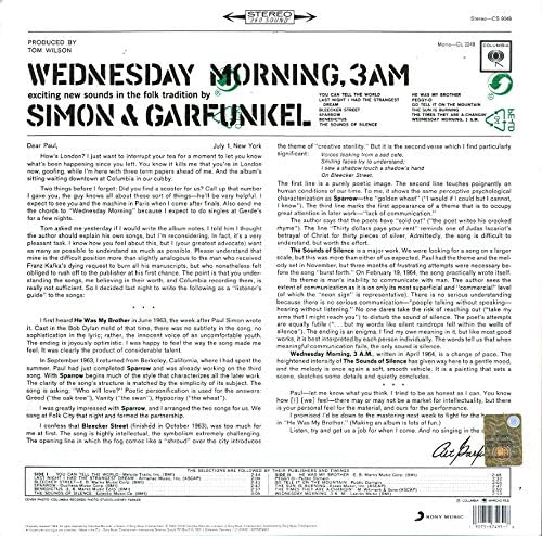 Simon & Garfunkel/Wednesday Morning, 3 AM [LP]