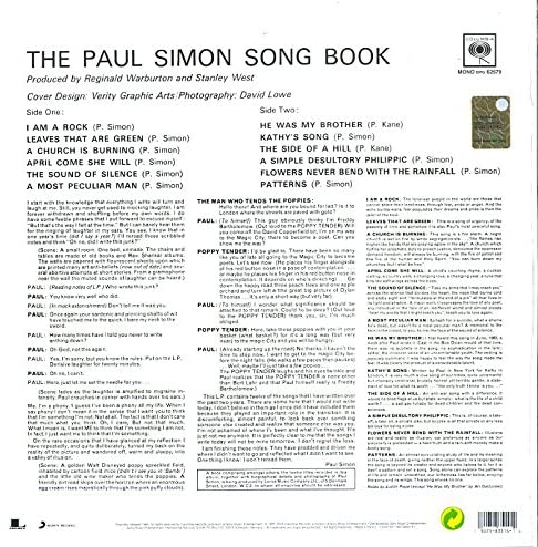 Simon, Paul/Song Book [LP]