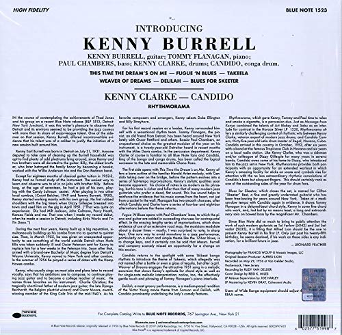 Burrell, Kenny/Introducing (Blue Note Tone Poet) [LP]