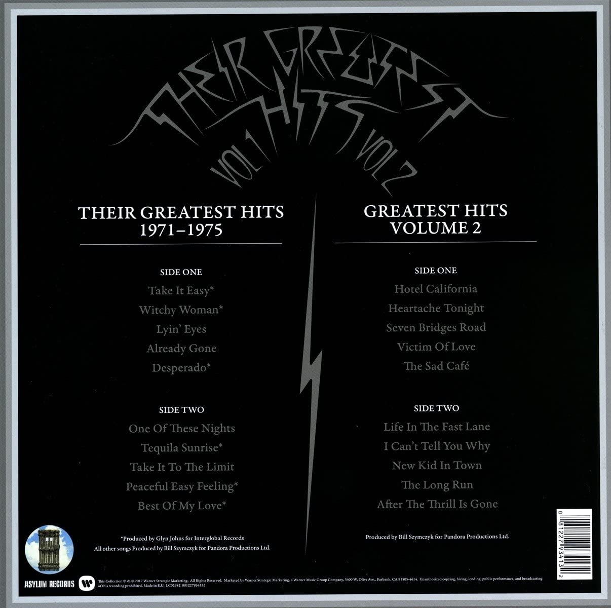 Eagles/Greatest Hits Vol. 1 & 2 [LP]