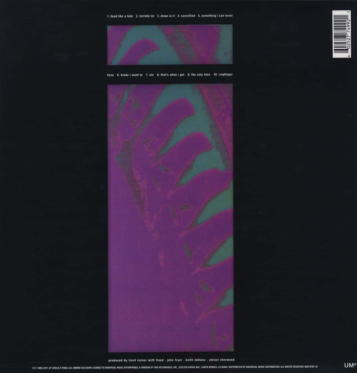 Nine Inch Nails/Pretty Hate Machine [LP]