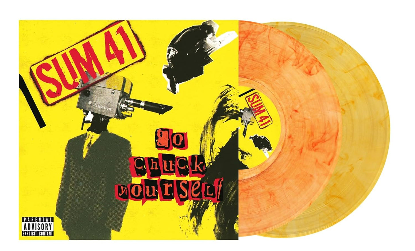 Sum 41/Go Chuck Yourself (Clear Metallic Orange & Gold, Red & Copper) [LP]