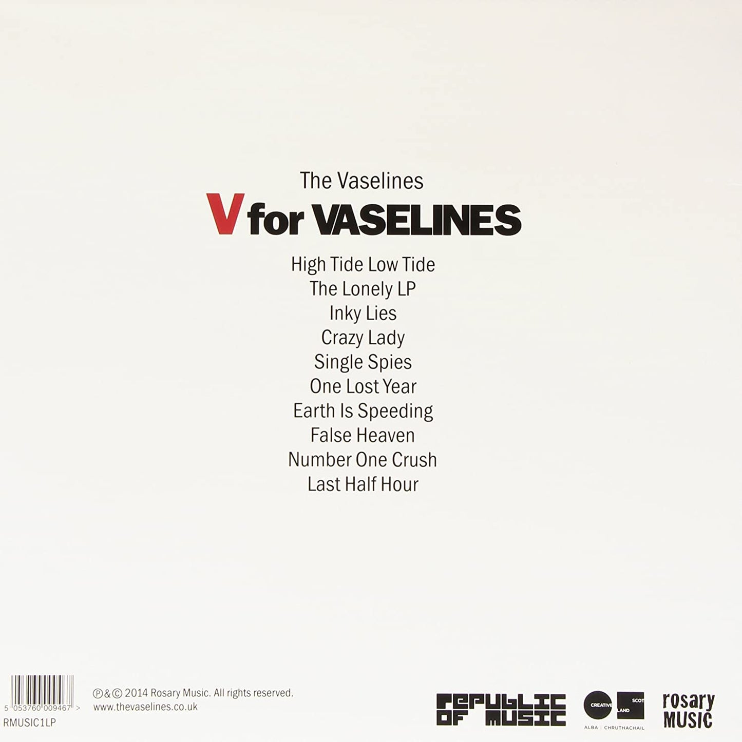 Vaselines/V For Vaselines [LP]