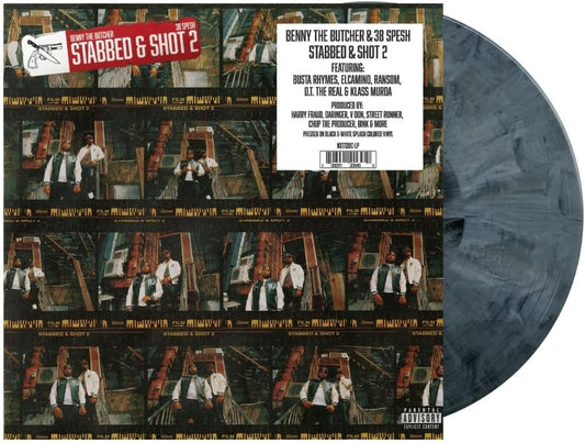 38 Spesh & Benny/Stabbed & Shot 2 (Black & White Splash Vinyl) [LP]