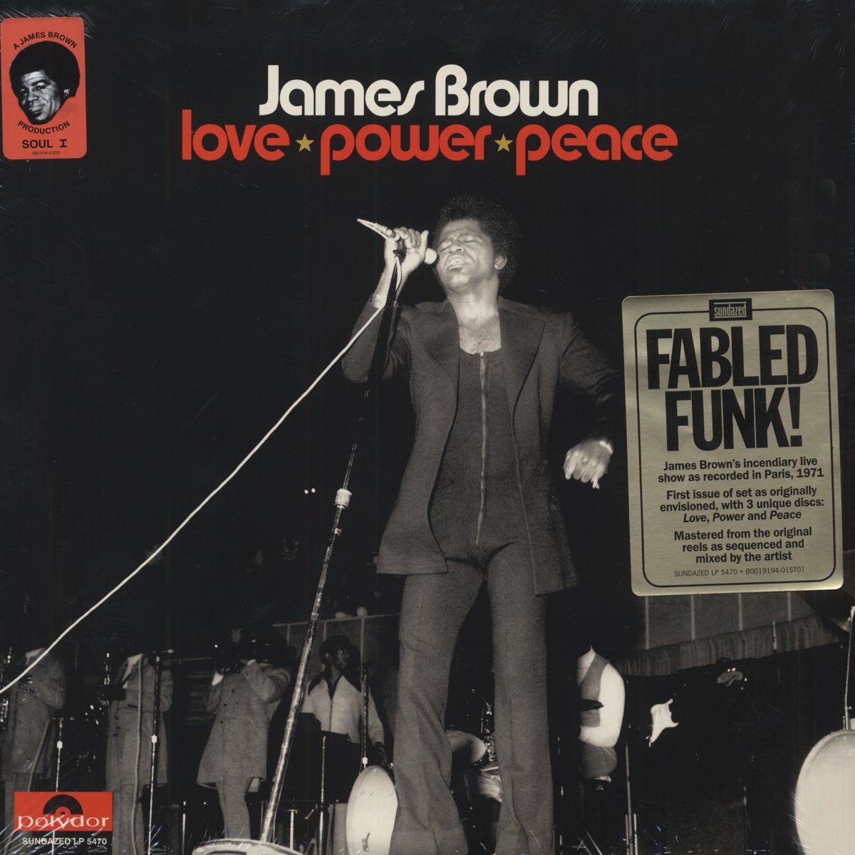 Brown, James/Love, Power, Peace (3LP) [LP]