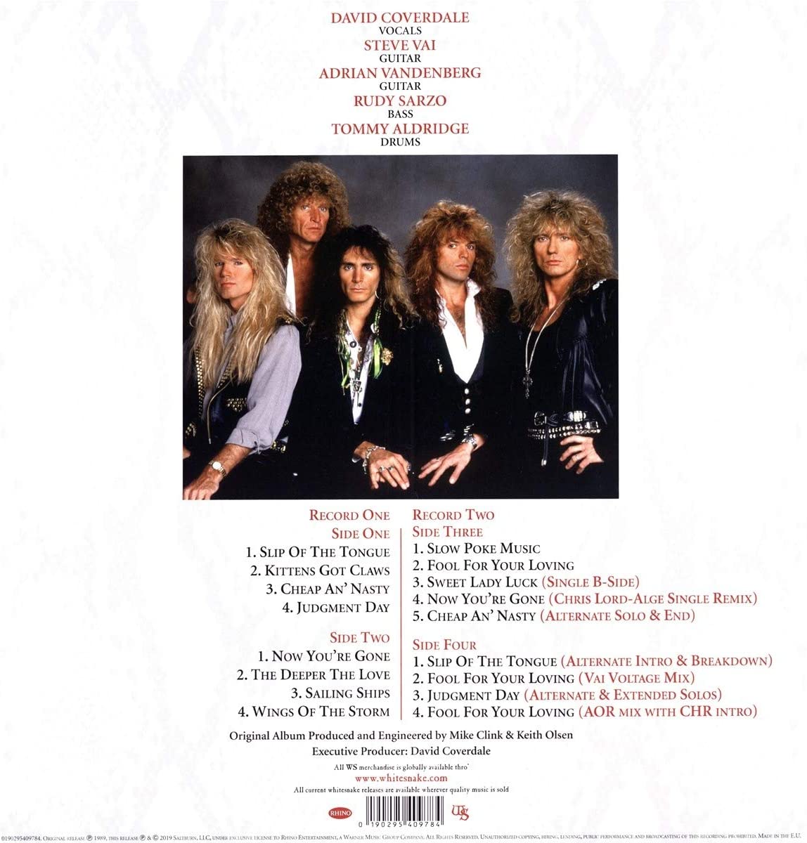 Whitesnake/Slip of the Tongue (30th Anniversary) [LP]