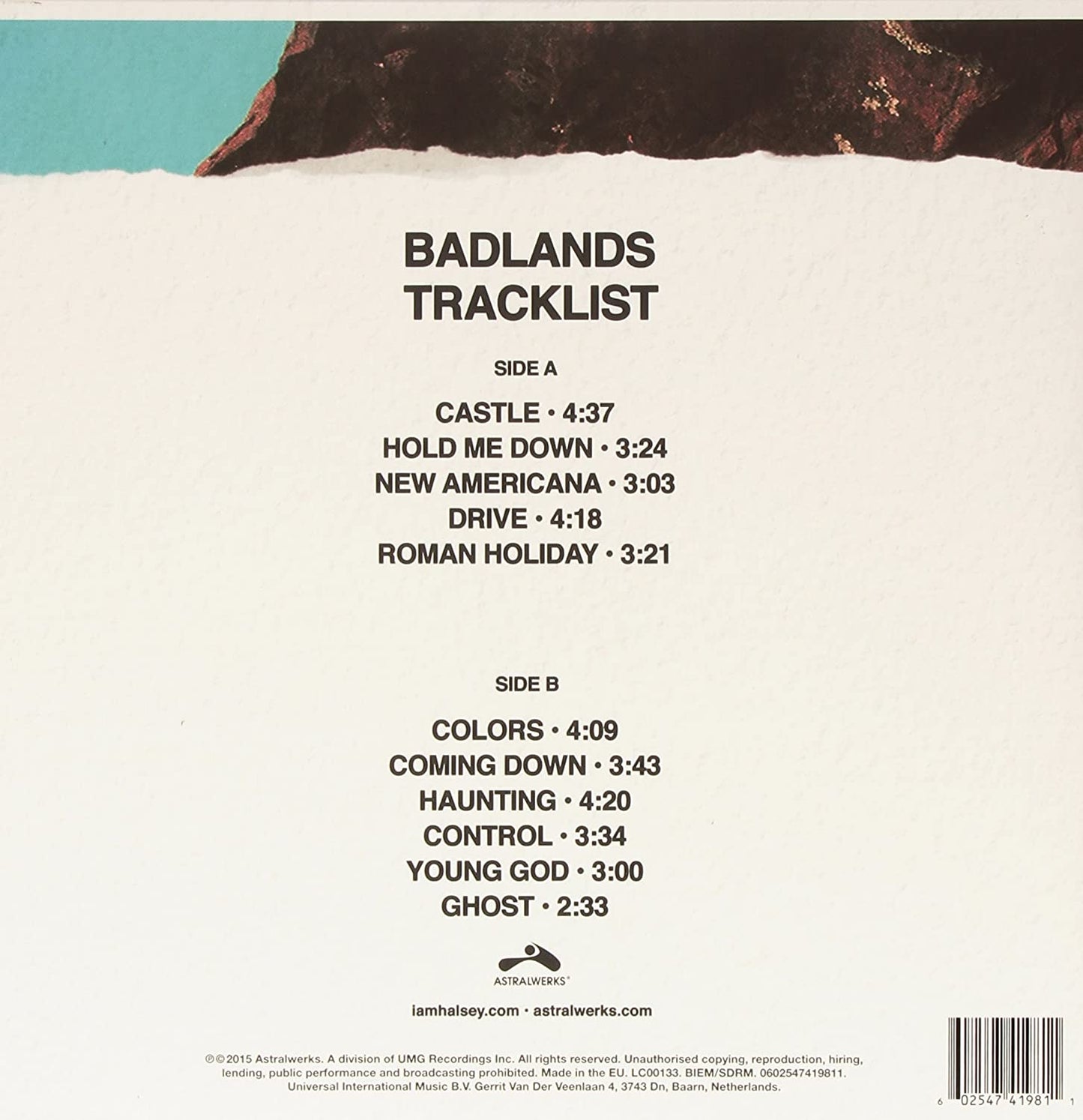 Halsey/Badlands (Pink Vinyl) [LP]