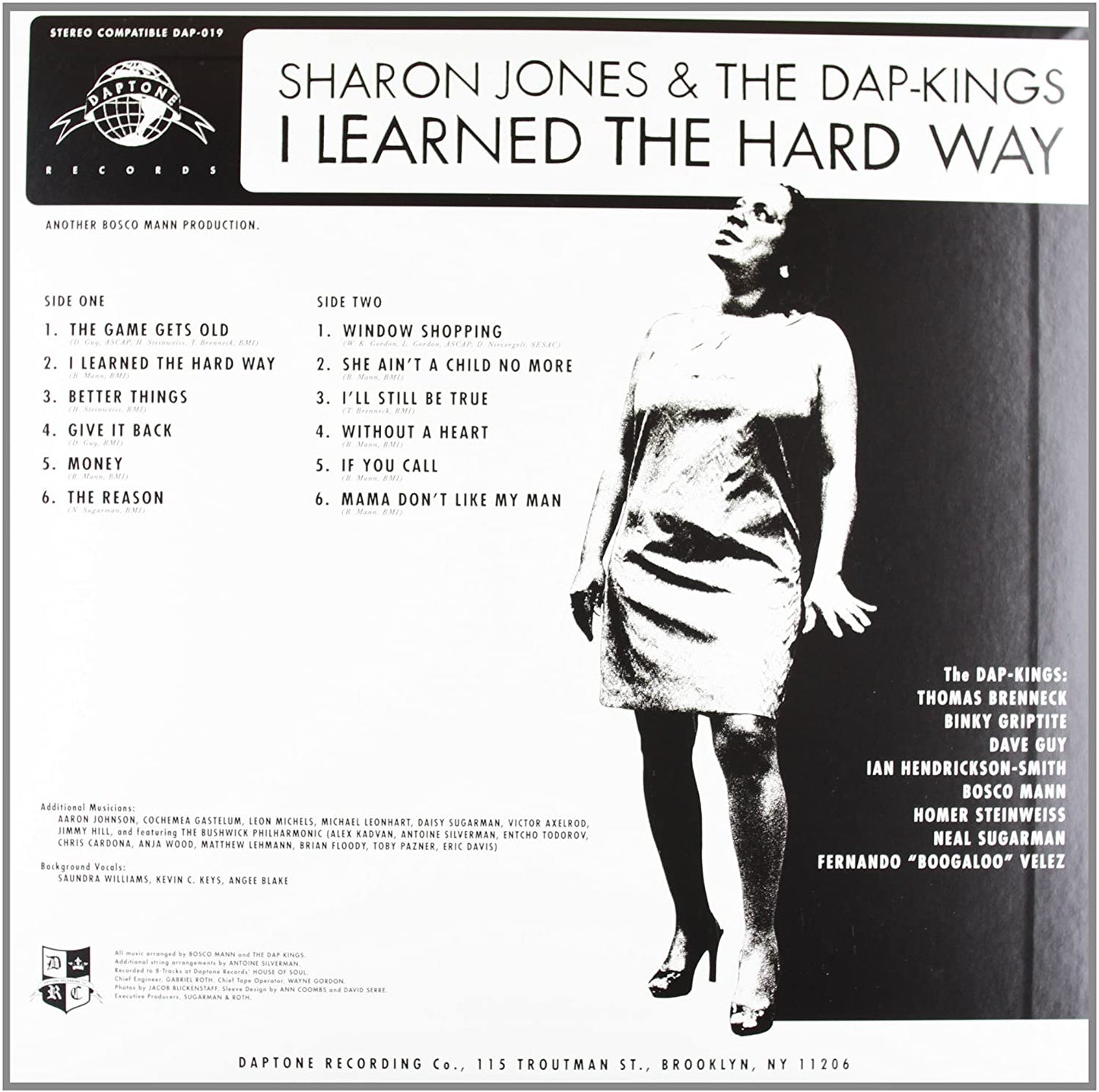 Jones, Sharon/I Learned The Hard Way [LP]