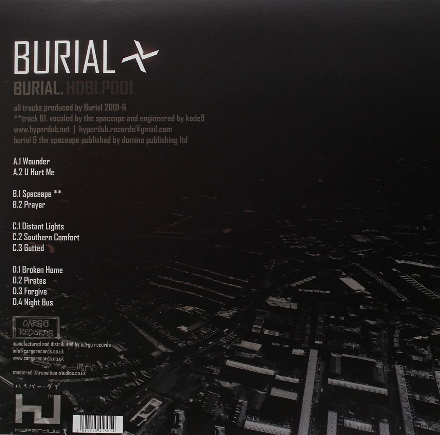 Burial/Burial [LP]