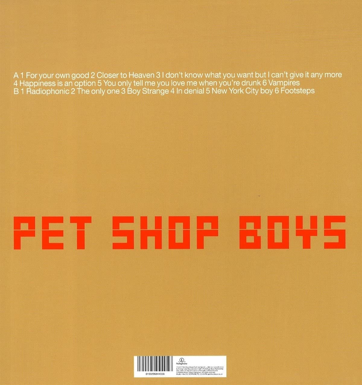 Pet Shop Boys/Nightlife [LP]