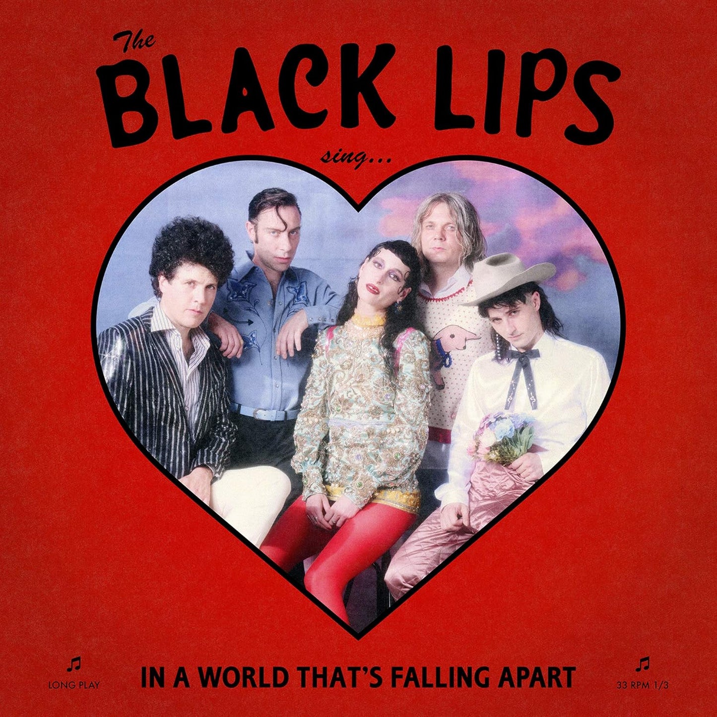 Black Lips/Sing In A World That's Falling Apart (Red Vinyl) [LP]