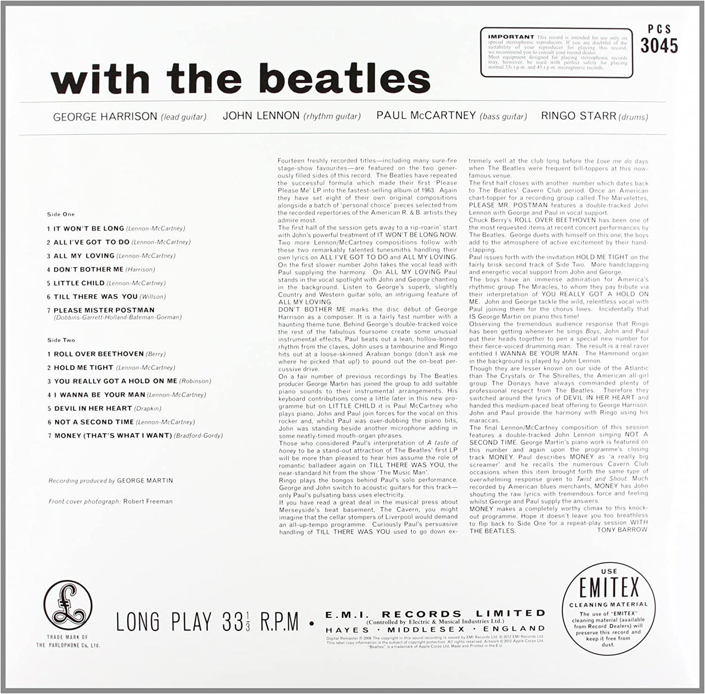 Beatles, The/With the Beatles [LP]