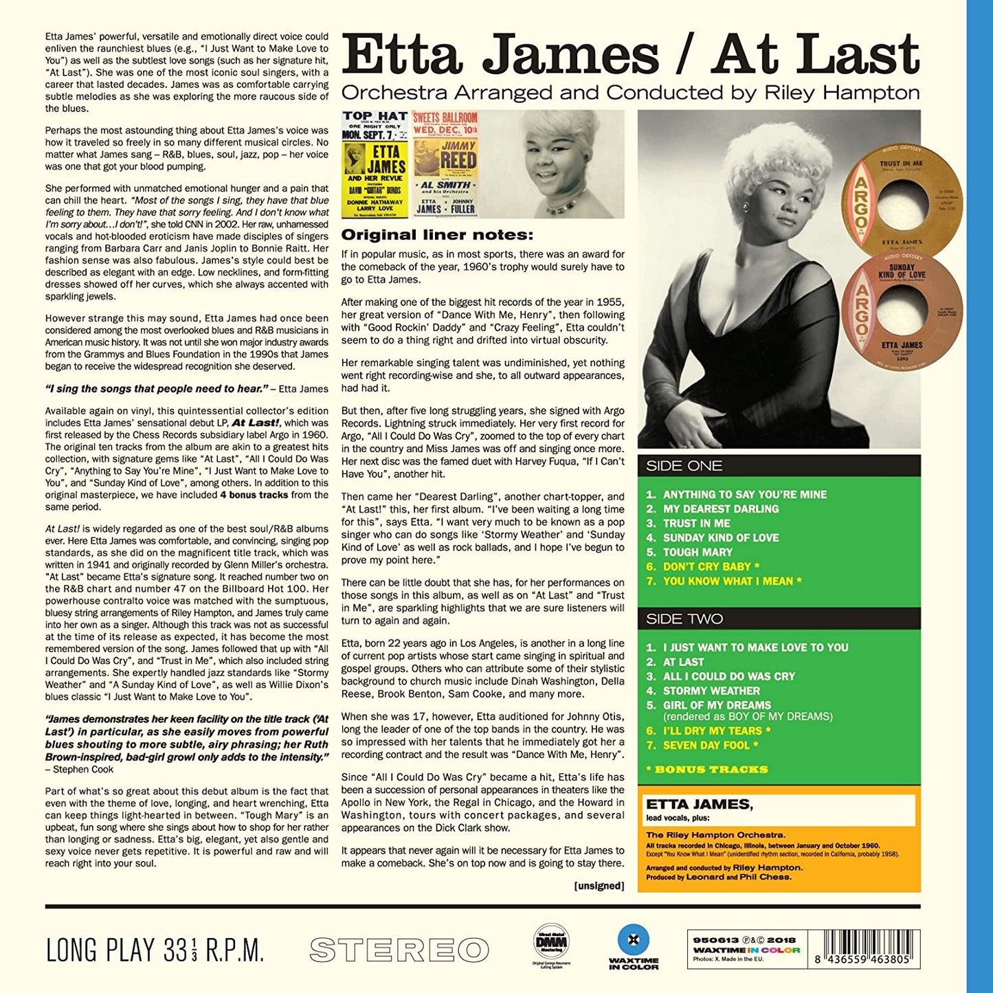 James, Etta/At Last! (Coloured Vinyl) [LP]