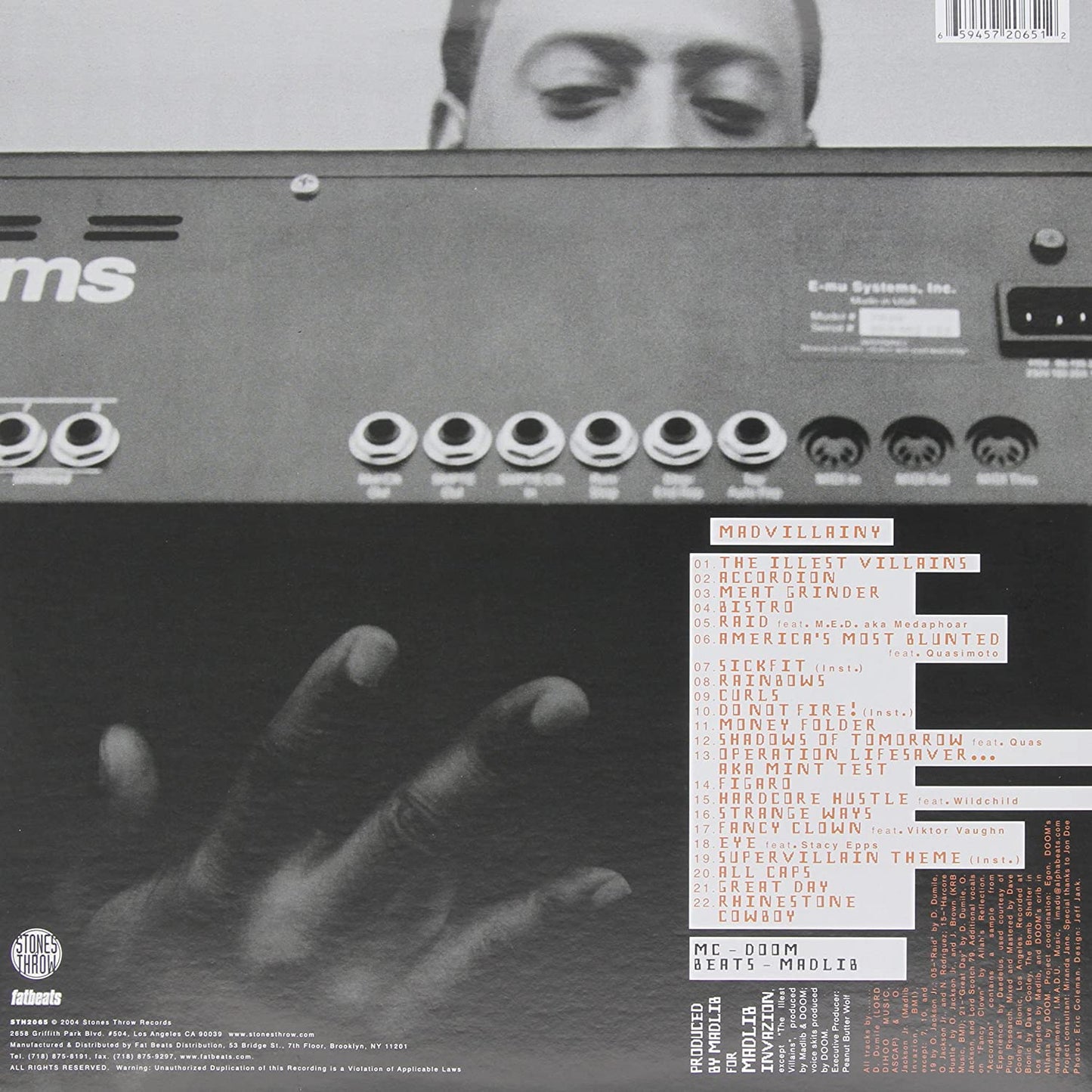 Madvillain (MF Doom & Madlib)/Madvillainy [LP]