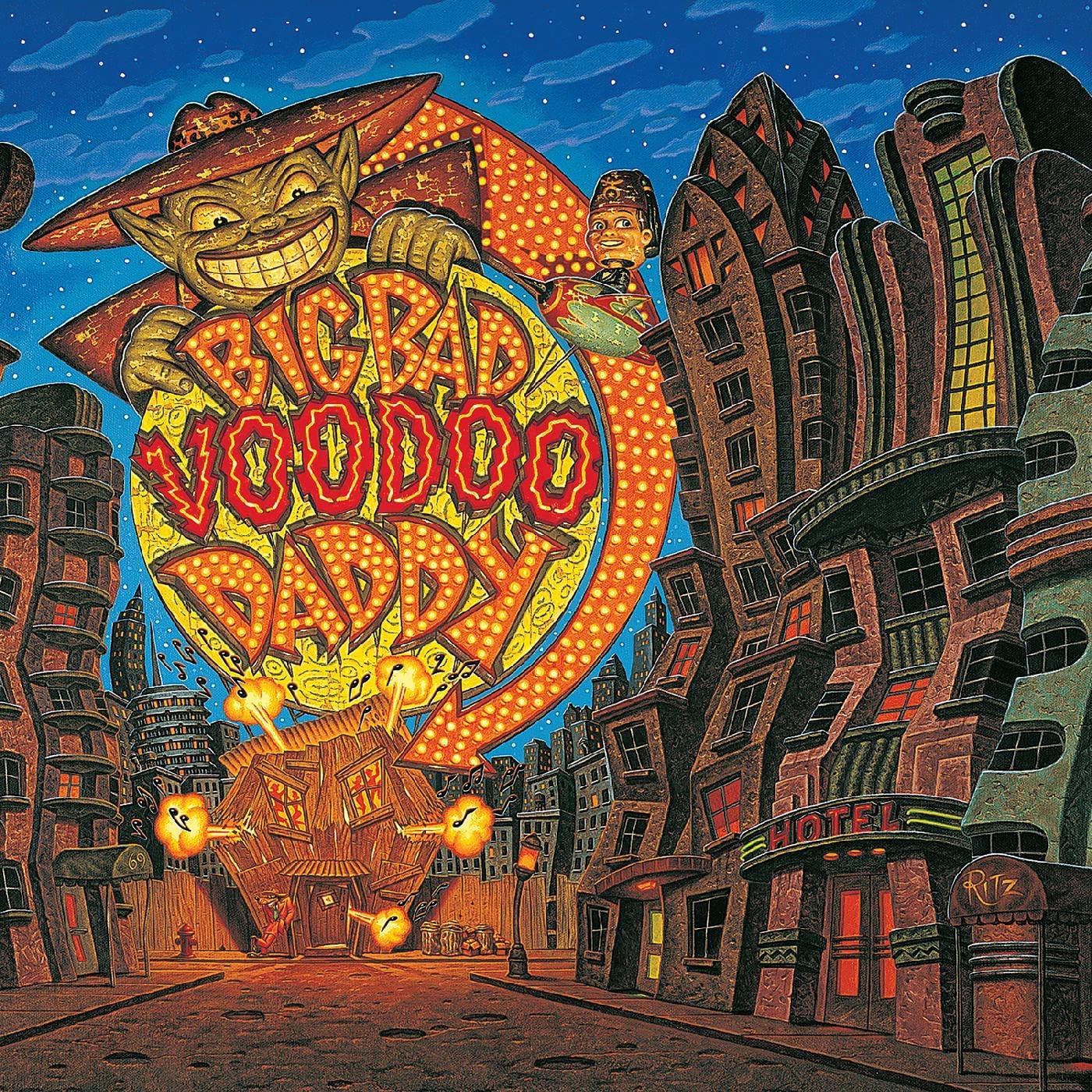 Big Bad Voodoo Daddy/Big Bad Voodoo Daddy (Clear with Red & Yellow Swirl Vinyl) [LP]