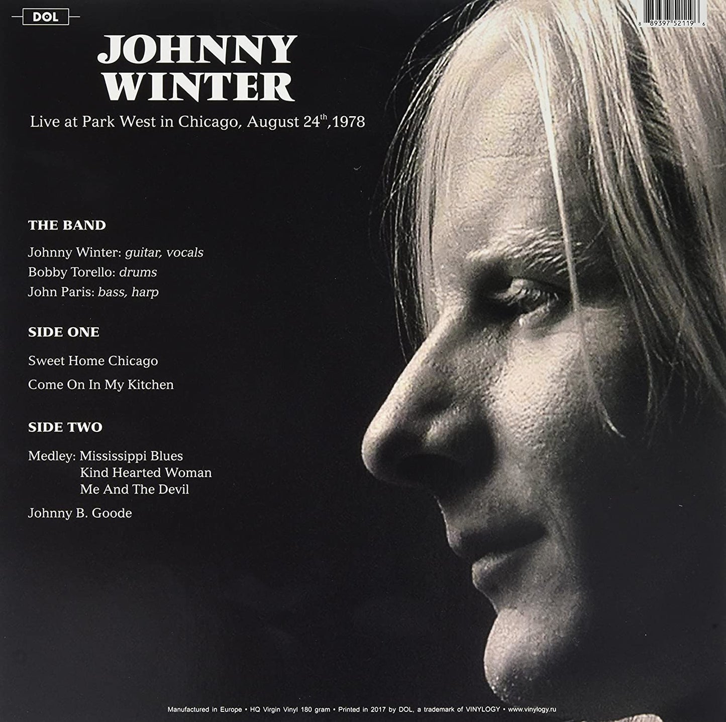 Winter, Johnny/Live At Park West, Chicago 1978 [LP]