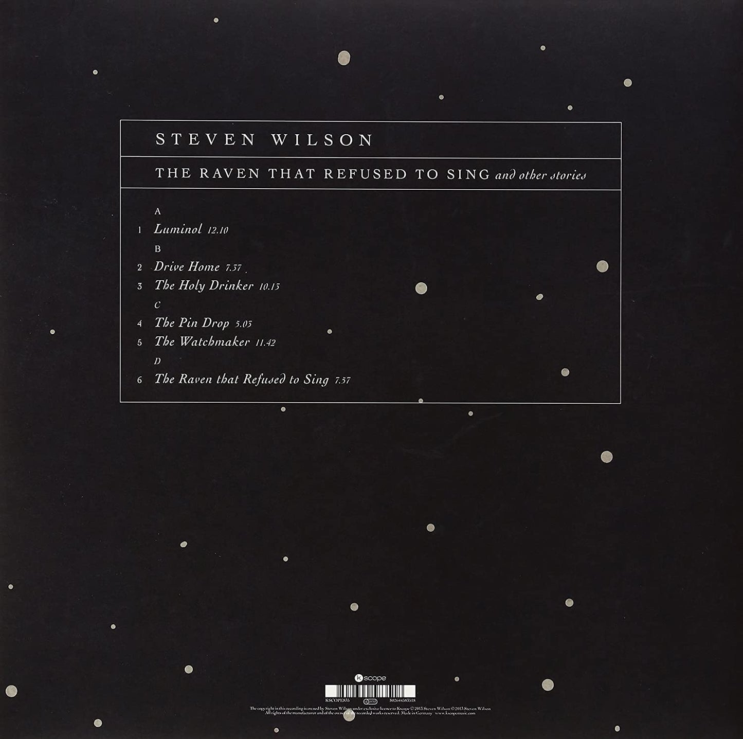 Wilson, Steven/The Raven That Refused to Sing (2LP) [LP]