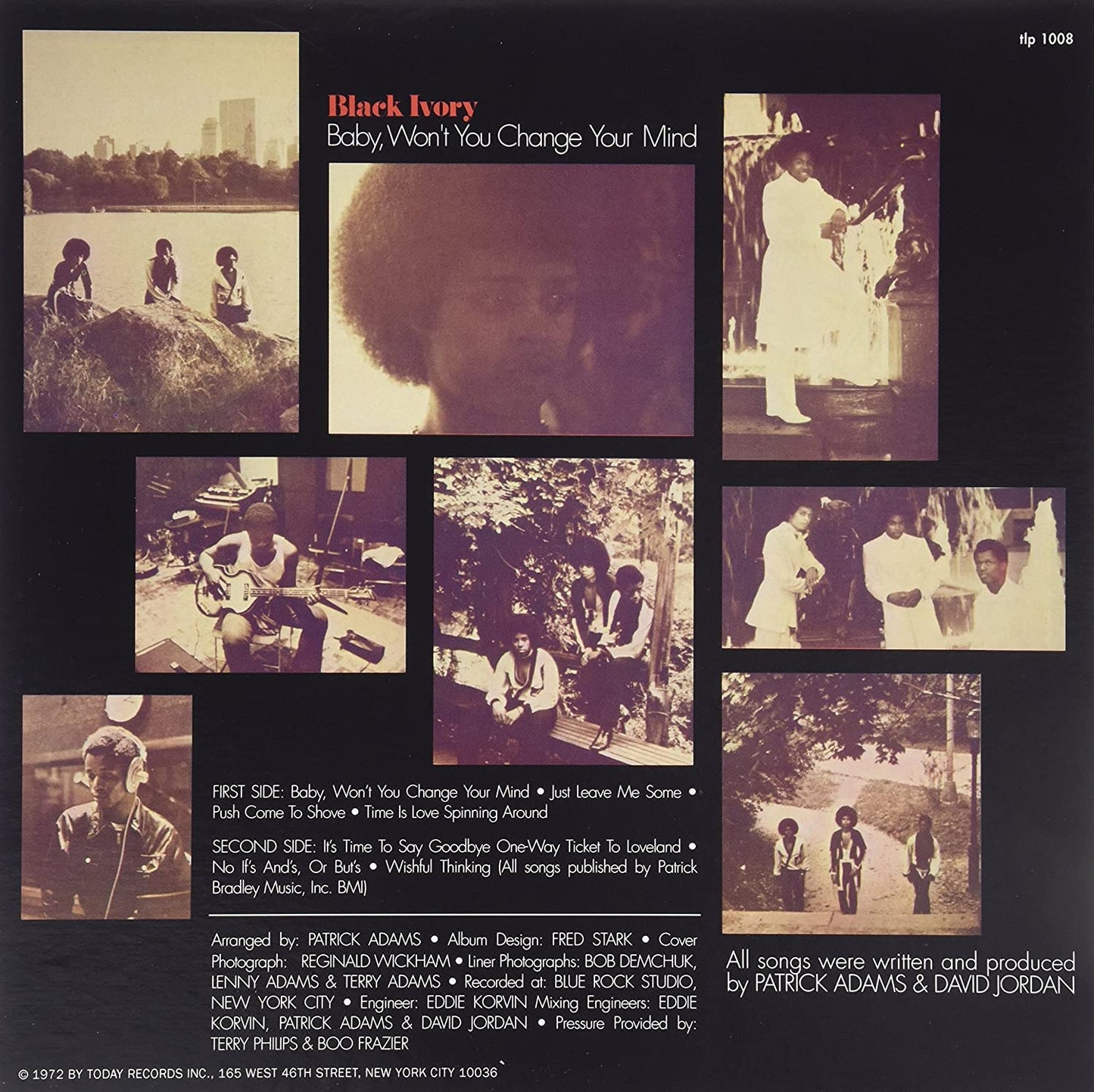 Black Ivory/Baby, Won't You Change Your Mind [LP]