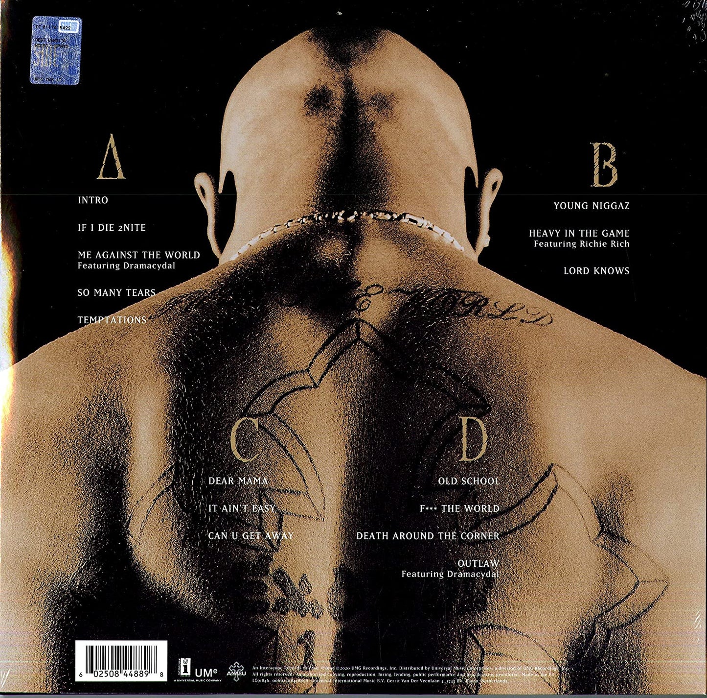 2Pac/Me Against The World [LP]