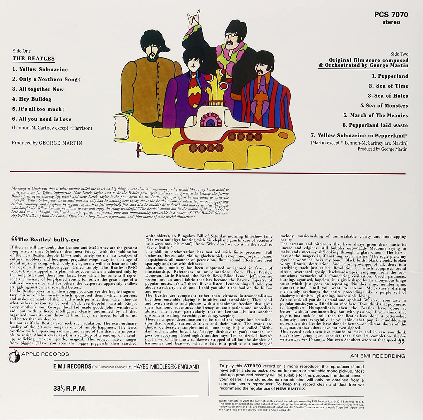 Beatles, The/Yellow Submarine [LP]