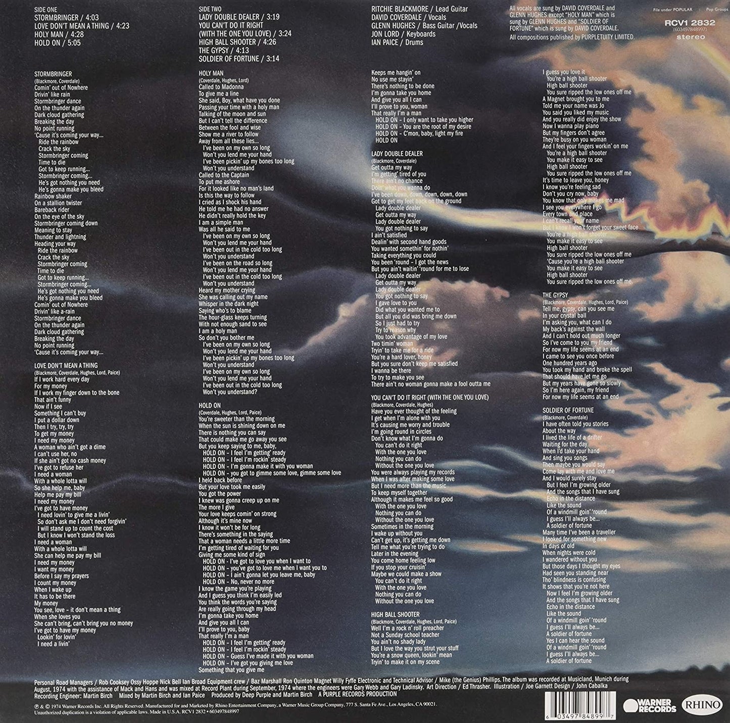 Deep Purple/Stormbringer (Purple Vinyl) [LP]