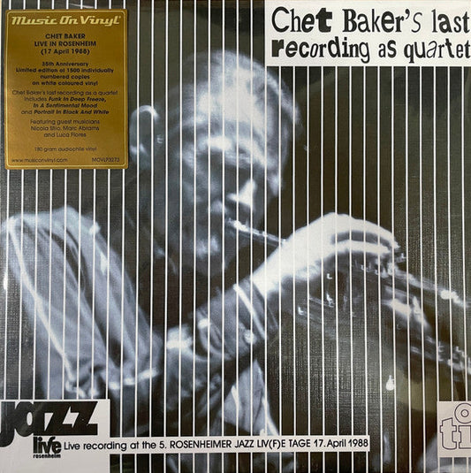 Baker, Chet/Live In Rosenheim (White Vinyl) [LP]