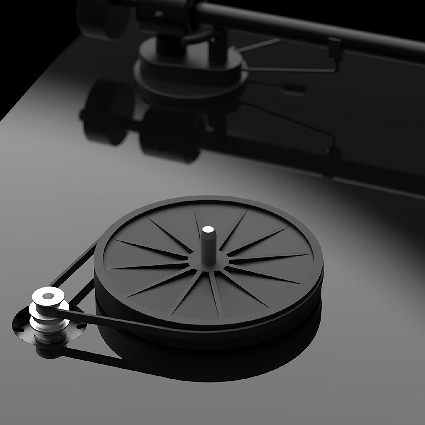 Pro-Ject: T1 Phono SB Turntable - Piano Black