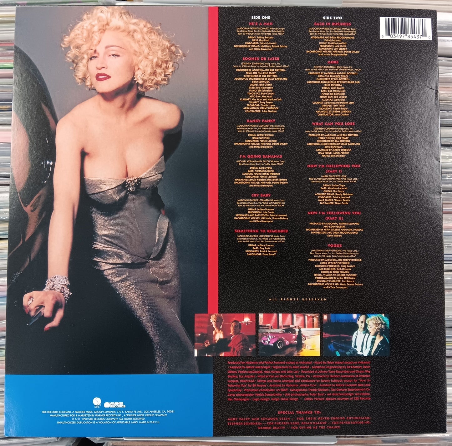 [Used LP] Madonna / I'm Breathless (Music From And Inspired By The Film Dick Tracy)